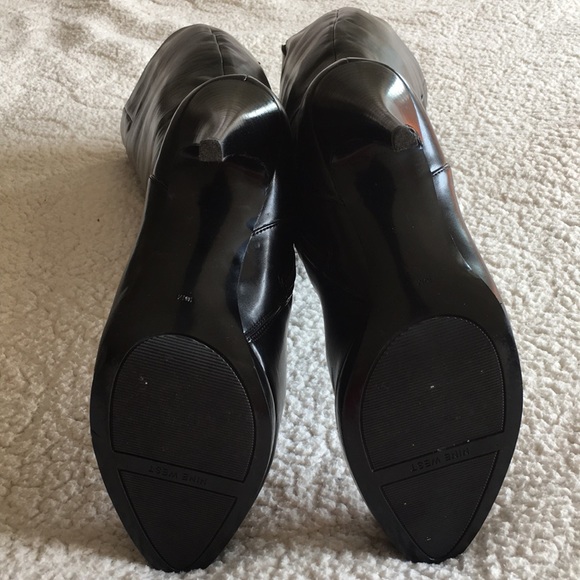 Nine West Women's Leather Boots Size 10 M - Picture 4 of 6